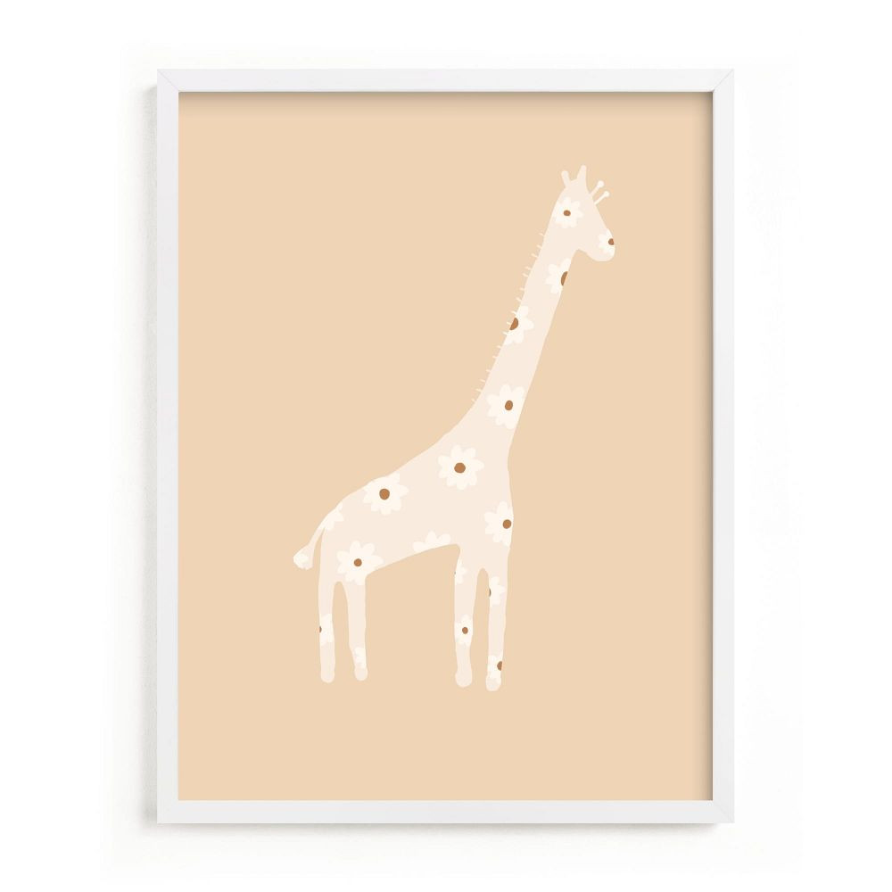 Sweet Giraffe Framed Wall Art by Minted for West Elm | West Elm (US)