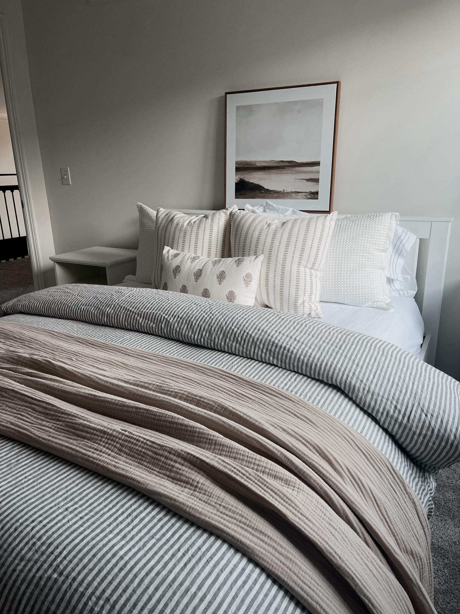 Guest room bedding 🤍☁️💫 

#LTKhome