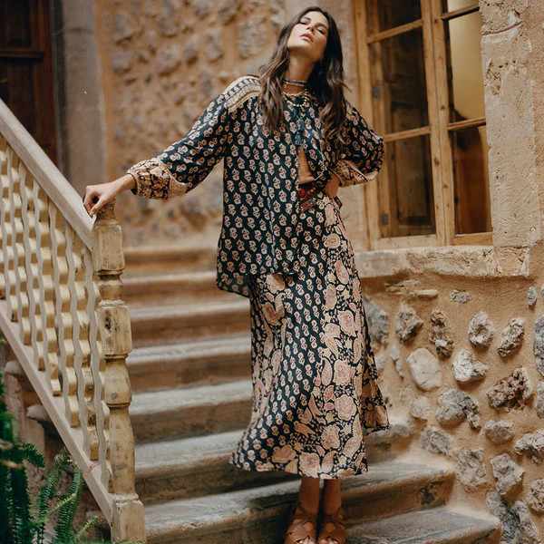 Marmont Maxi Skirt | Spell Designs (USA)