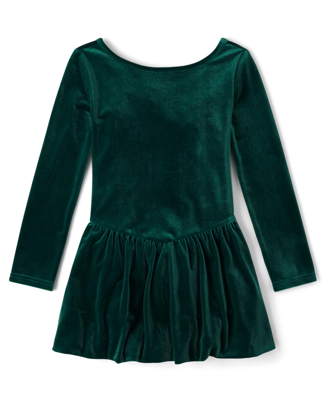 Girls Velour Bubble Dress - green | The Children's Place