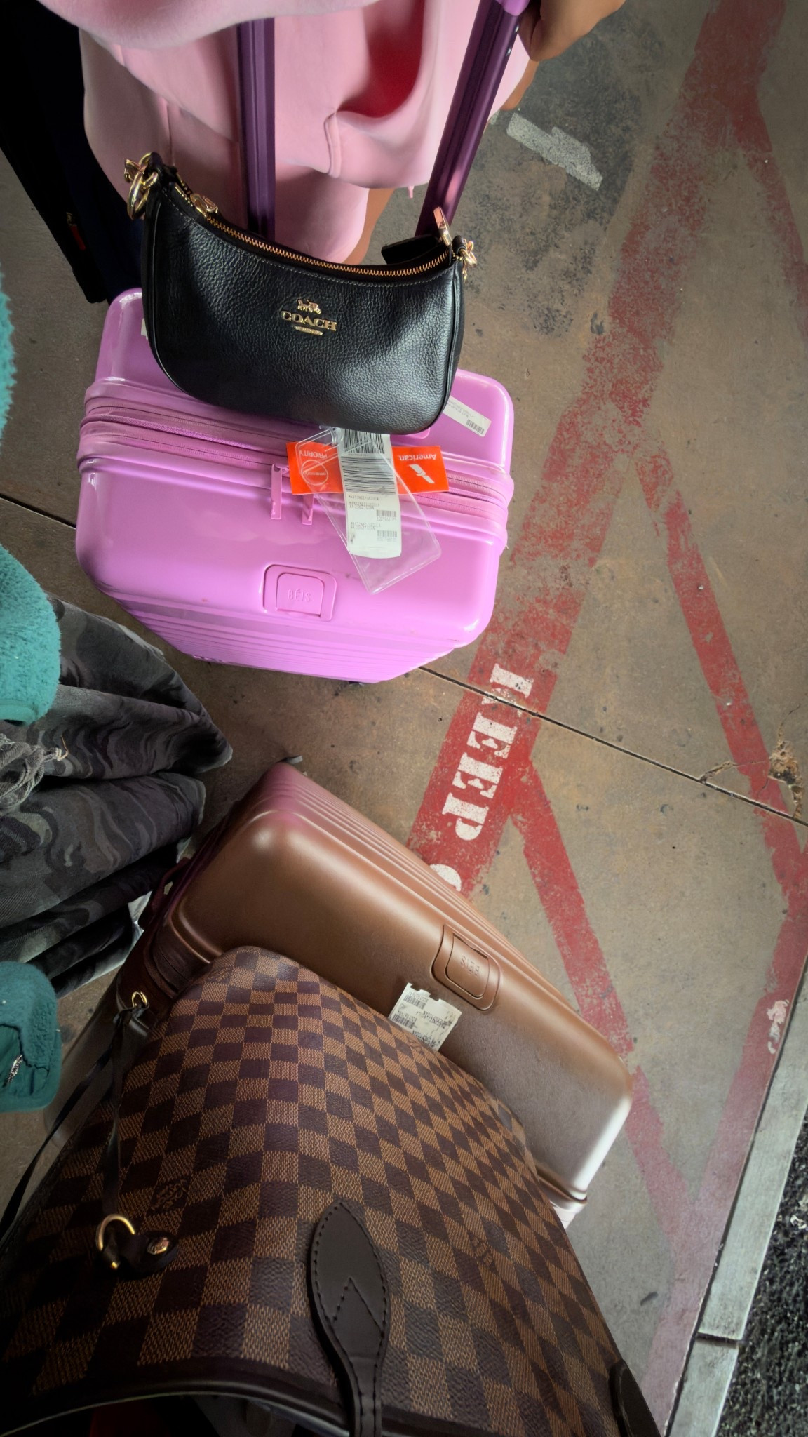 #ad I am obsessed with the maple and berry colors! So good and smooth for all of our travels ✈️✈️✈️  @beistravel 

#LTKTravel #LTKdayinmylife #LTKFestival