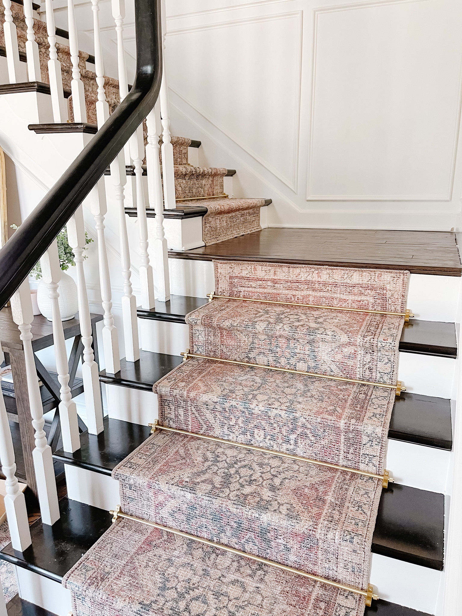Transforming this staircase into a work of art while adding a touch of sophistication to every step we take.

#StairRunnerStyle #ElegantStairs #HomeUpgrade #StaircaseBeauty #LuxuryLiving #InteriorInspo #StaircaseGoals #StairwayToHeaven #HomeDesign #StaircaseMakeover #RugLove #StairRunnerDecor #HomeRenovation #InstaInterior #StairRodChic #HomeDecorInspo #StaircaseDesign #FlooringFinesse #StaircaseInspiration #InteriorDetails #StaircaseAesthetics

#LTKhome