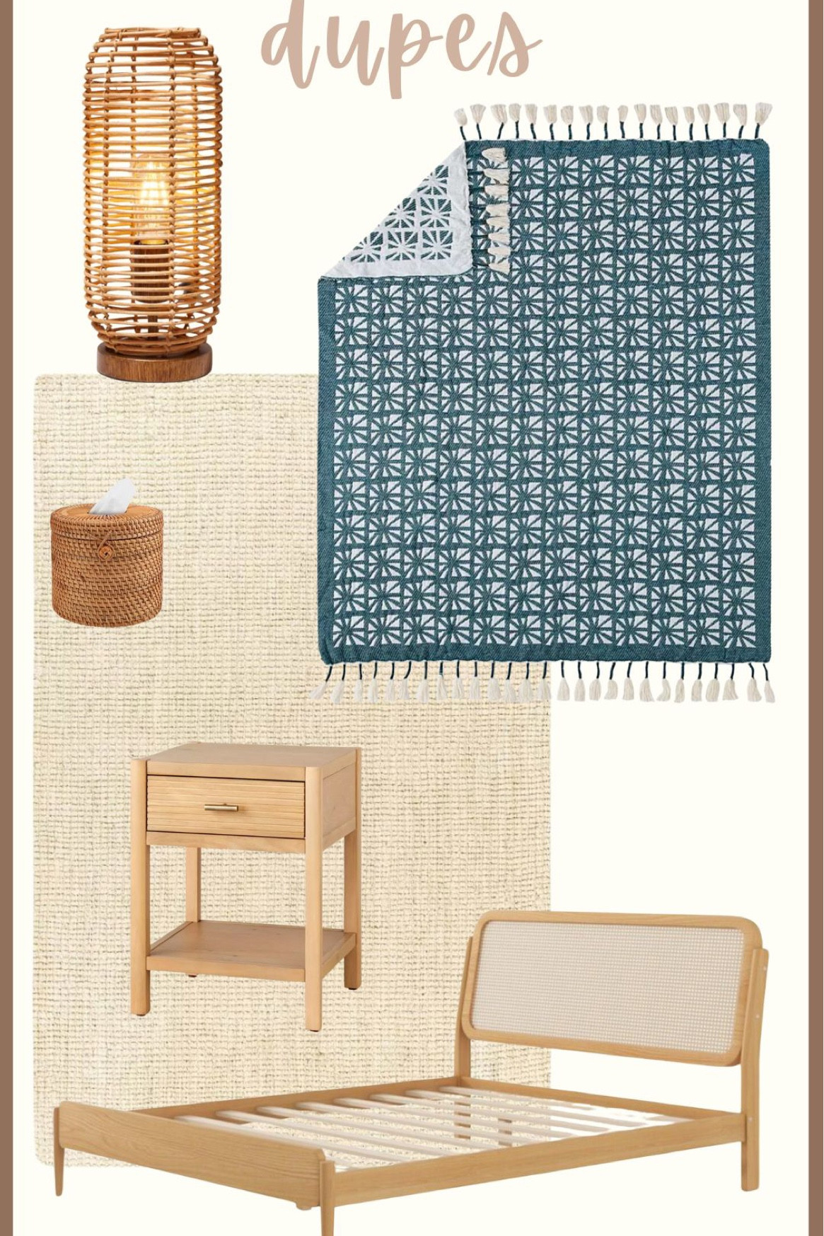 Anthropologie inspired boho bedroom decor 

Boho decor, boho throw blanket, boho light fixtures, boho side table, boho bed frame 

#LTKHome #LTKStyleTip #LTKFamily