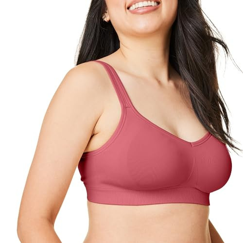 Bravado Designs Sustainable Everyday Bra Smoothing Seamless Wirefree Sculpt Bra Lipstick M | Amazon (US)