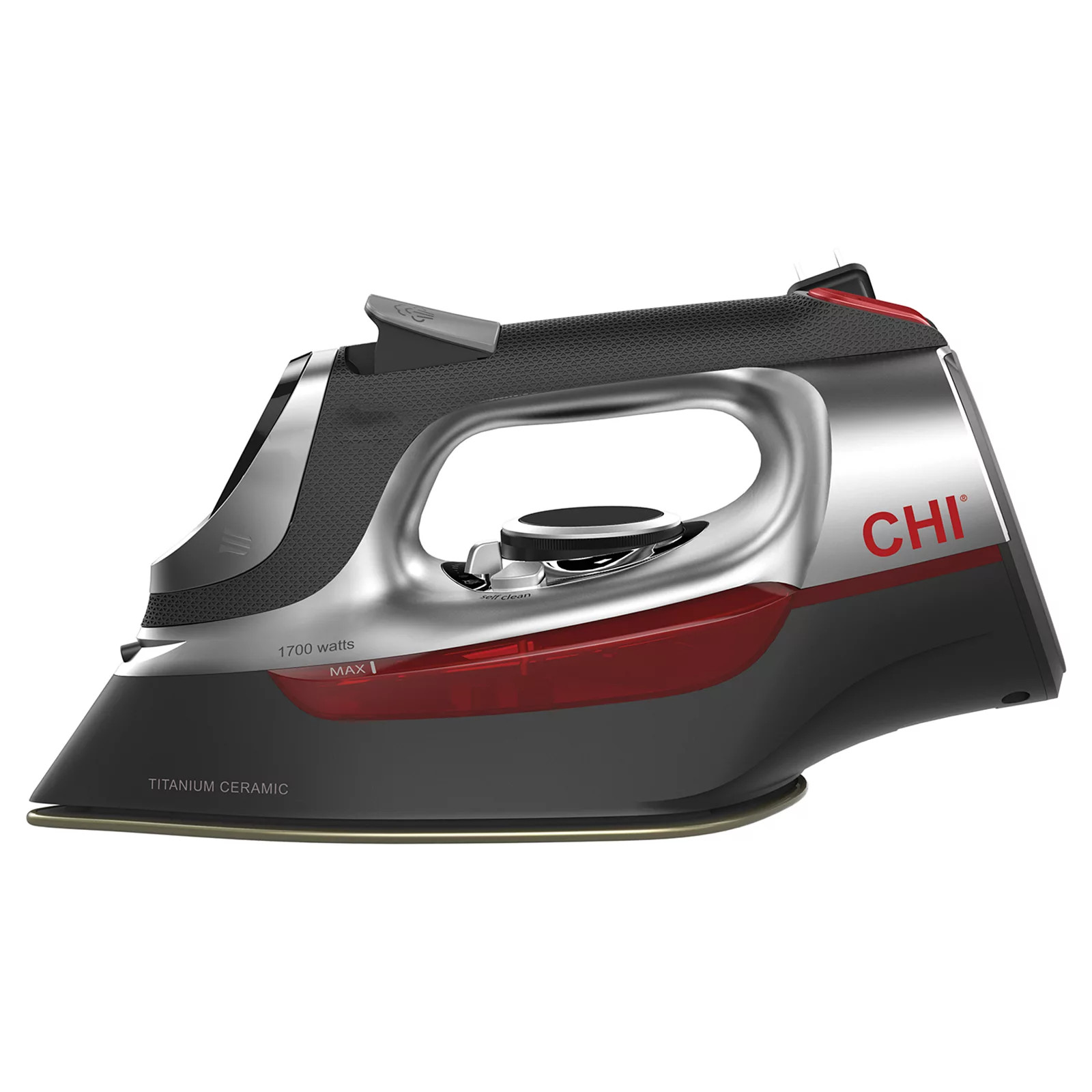 CHI Electronic Iron with Retractable Cord, Adult Unisex, Black | Kohl's