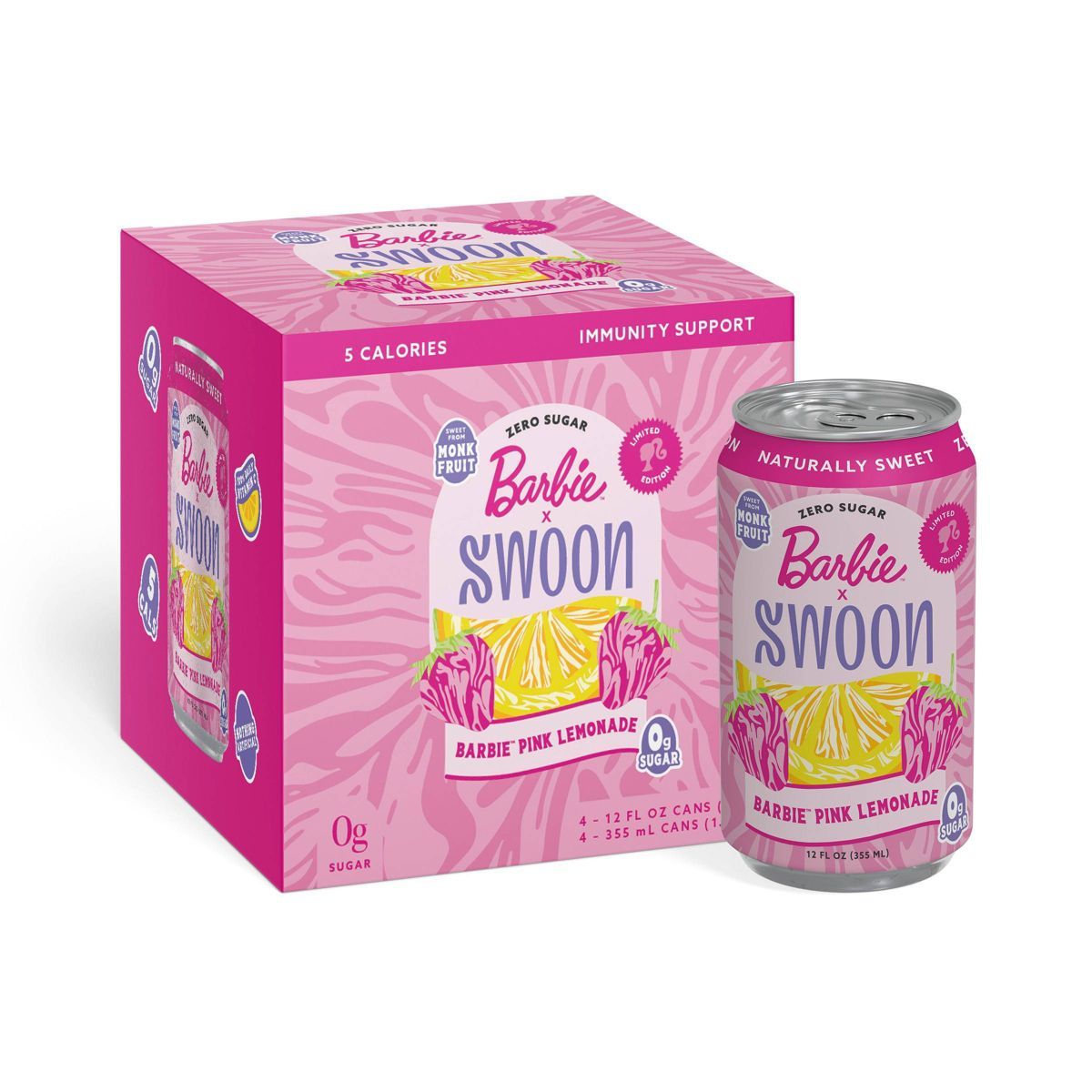 Swoon Pink Lemonade - 4pk/12 fl oz Cans | Target