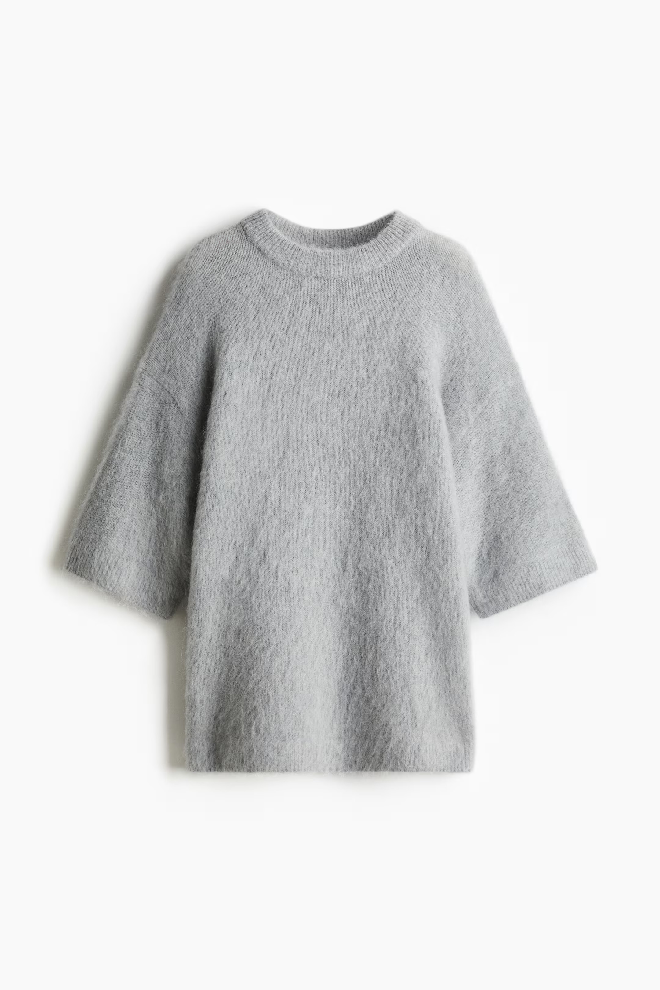 Short-Sleeved Mohair-Blend Sweater | H&M (US + CA)