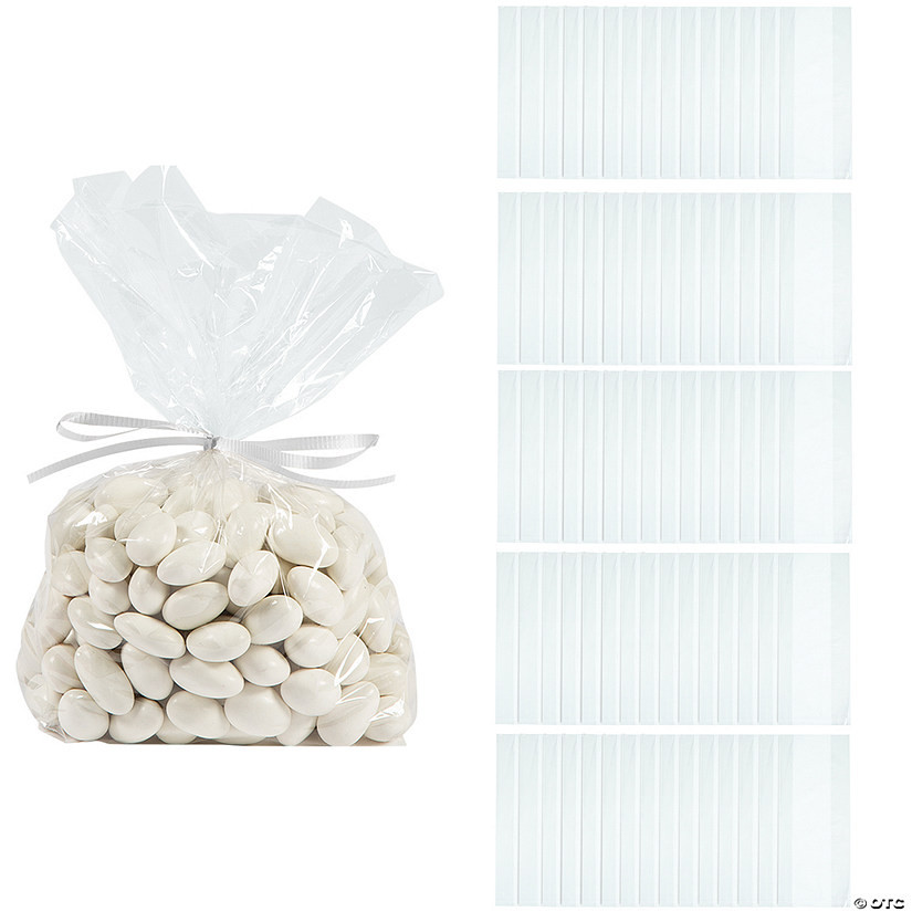 5 1/2" x 11" Bulk 150 Pc. Clear Cellophane Treat Bags | Oriental Trading Company