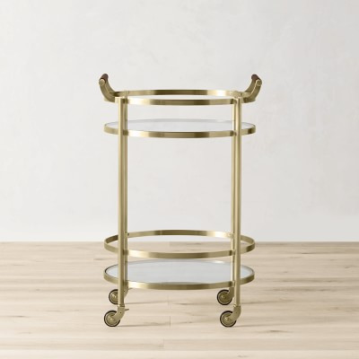 Truman Round Bar Cart | Williams Sonoma | Williams-Sonoma