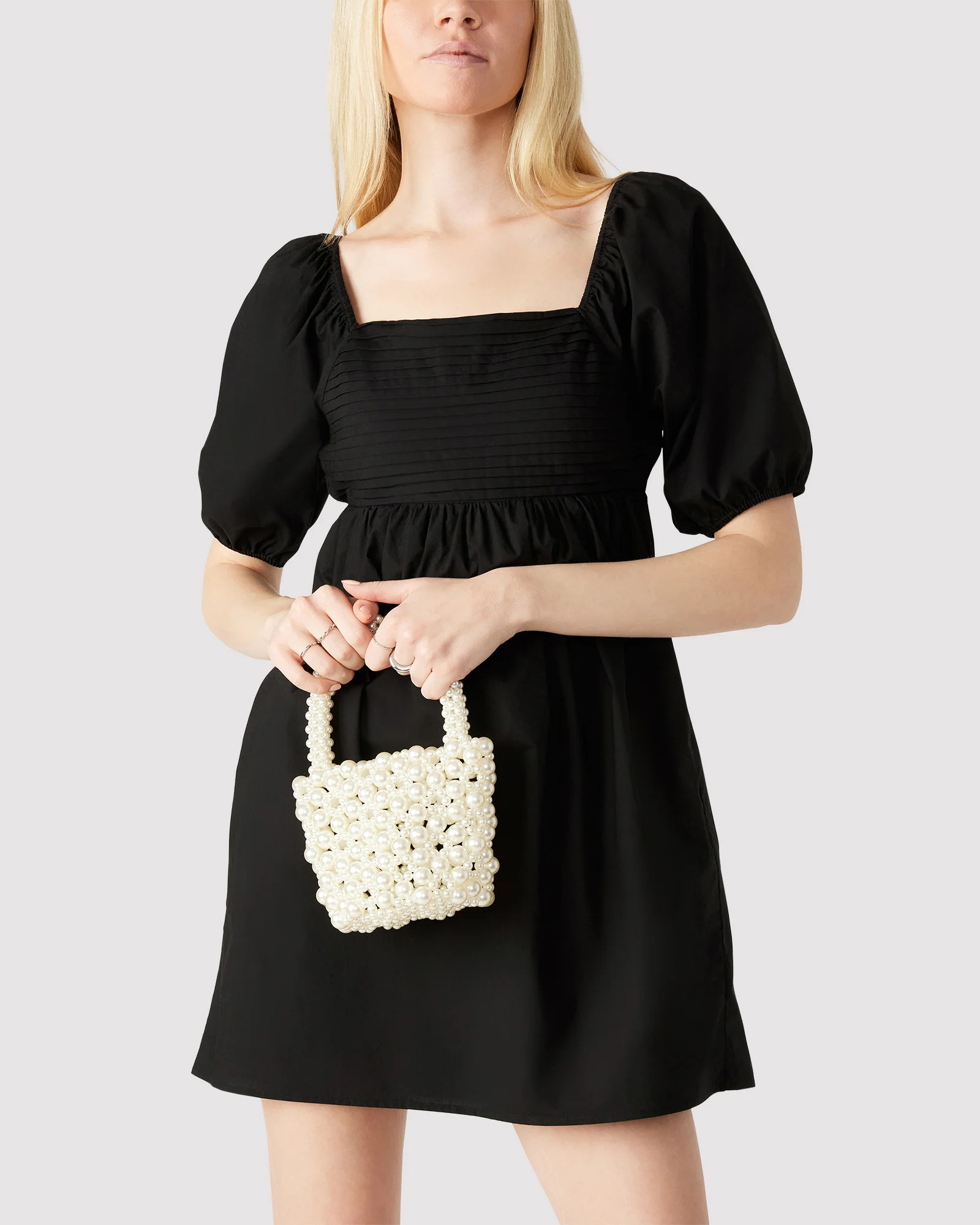 PEARL Bag Ivory | Women's Pearl Top Handle Bag | Steve Madden (US)