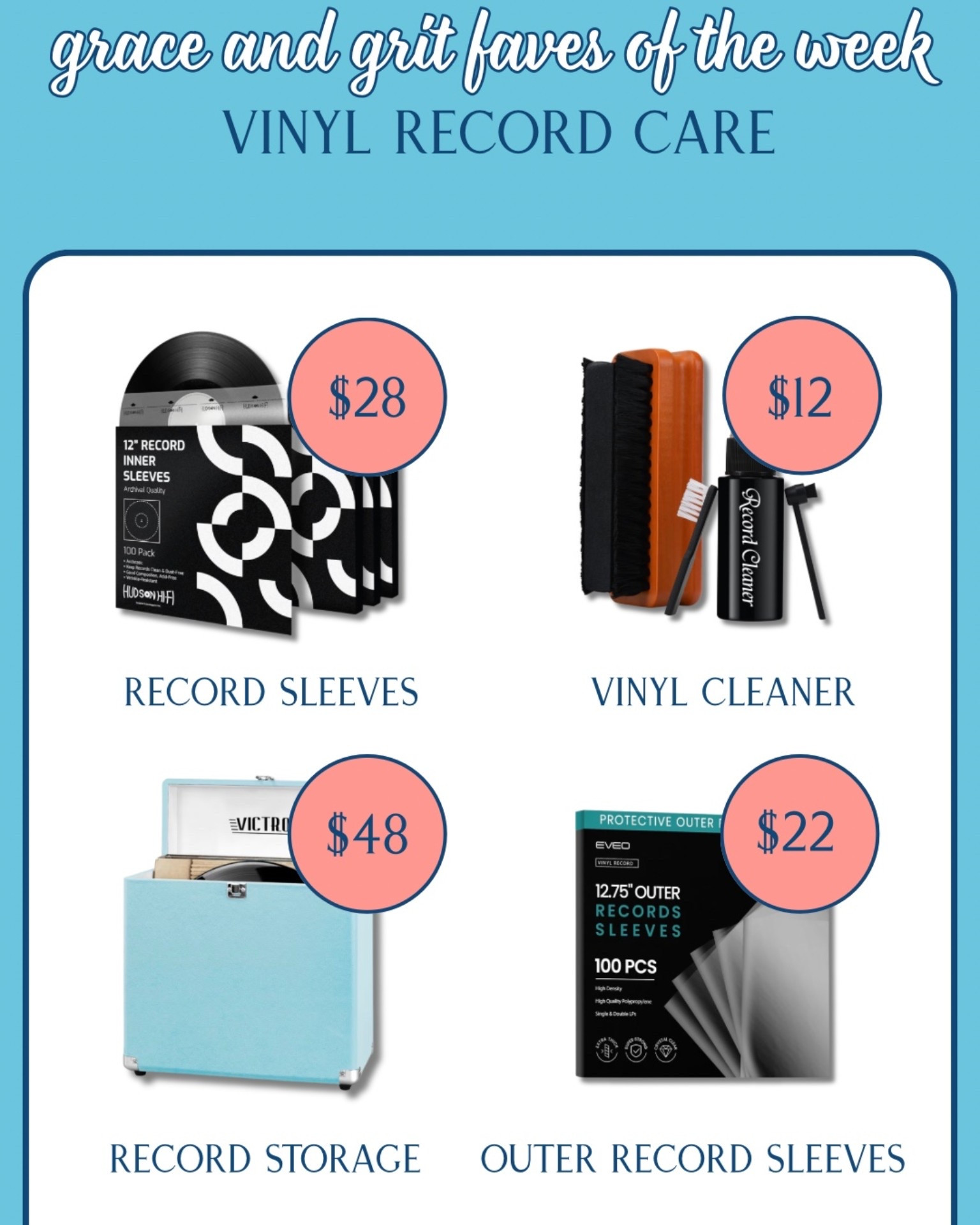 Part 1: Favorites of the week - Vinyl Record Care

#LTKFindsUnder100 #LTKHome #LTKFindsUnder50