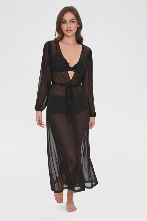 Sheer Mesh Kimono | Forever 21 (US)