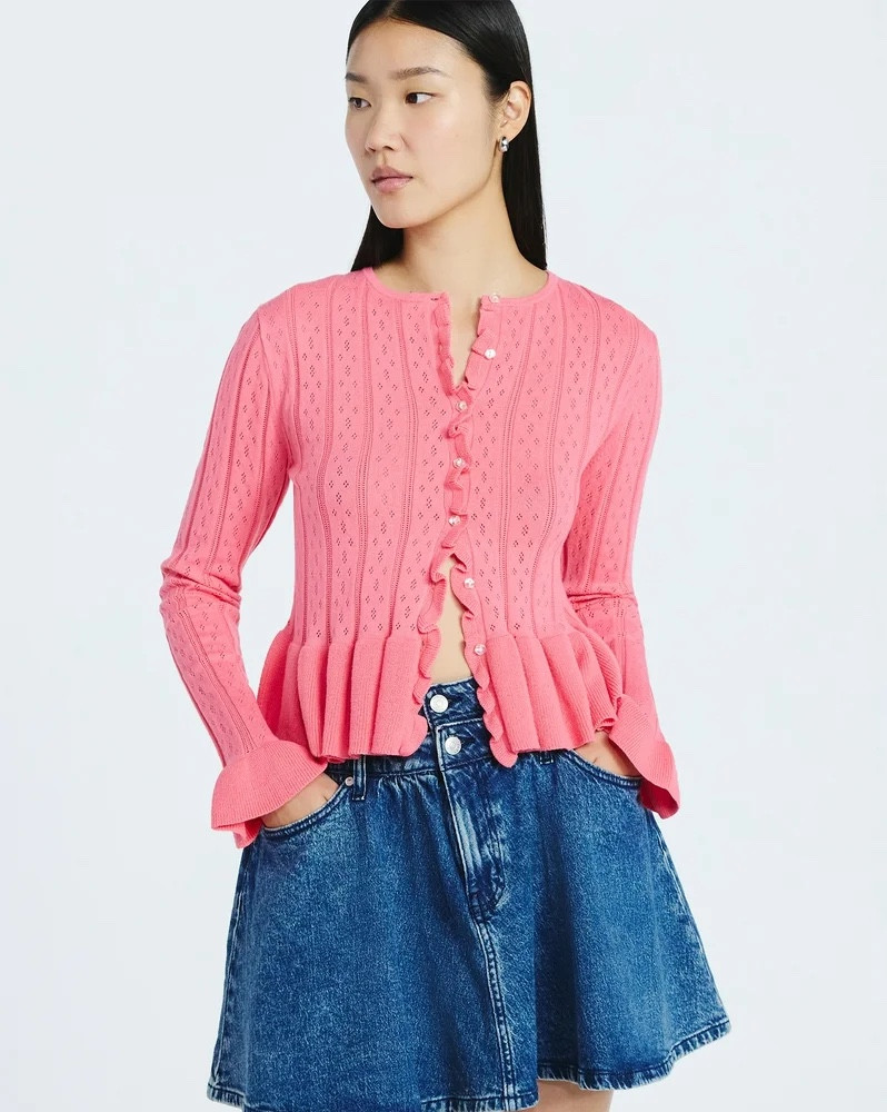 Back in stock! 🎉 have and love this $26 cardigan in all colors! 😍