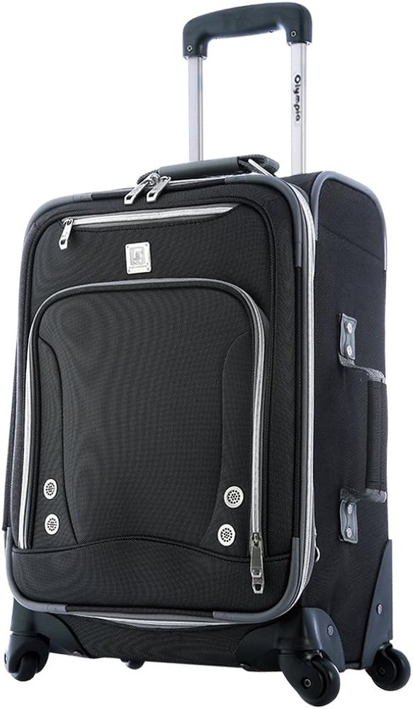Olympia U.S.A. Skyhawk 22 Inch Expandable Airline Carry-On,Black,One Size | Amazon (US)