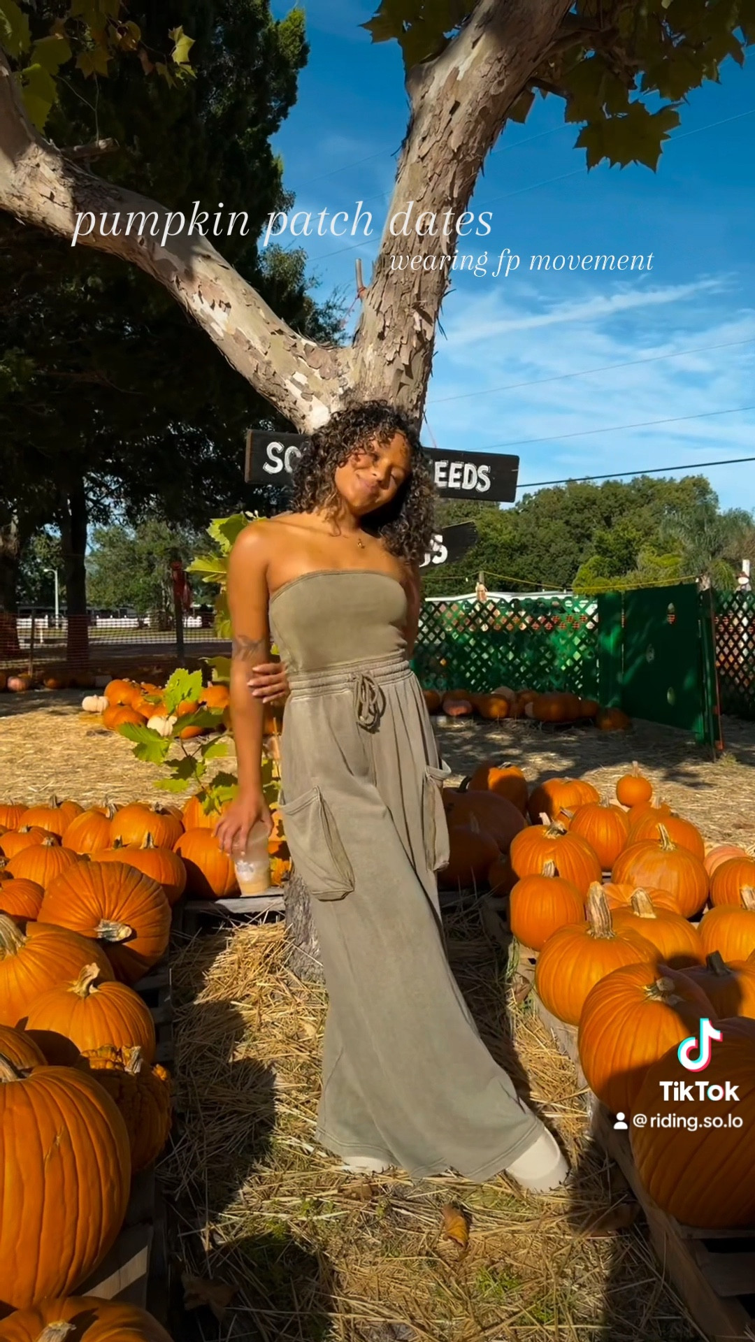 FP movement grand slam onesie paired with my Jeffery Campbell bae platform mules made the perfect pumpkin patch date fit! 

A great choice for these florida fall days 🍂🍂

#LTKVideo #LTKSeasonal