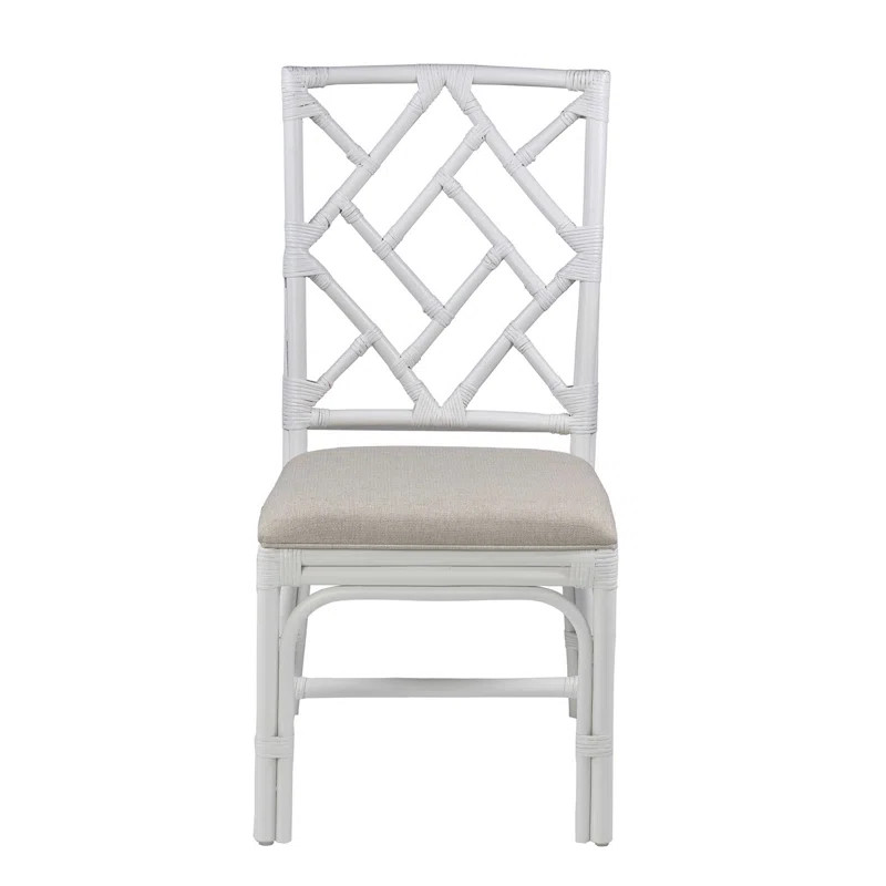 Devine Upholstered Cross Back Side Chair (Set of 2) | Wayfair Professional