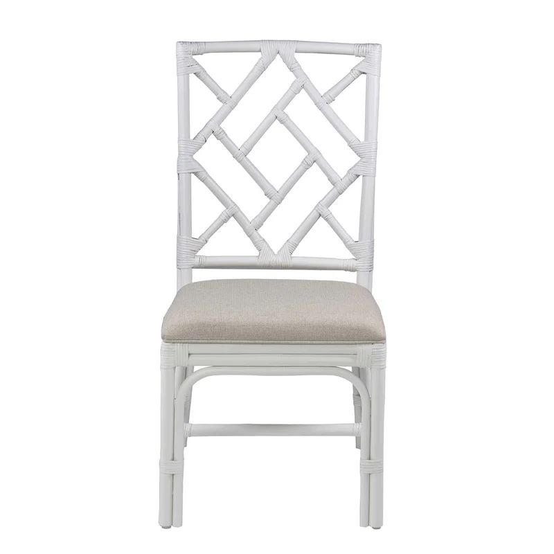 Devine Upholstered Cross Back Side Chair (Set of 2) | Wayfair Professional