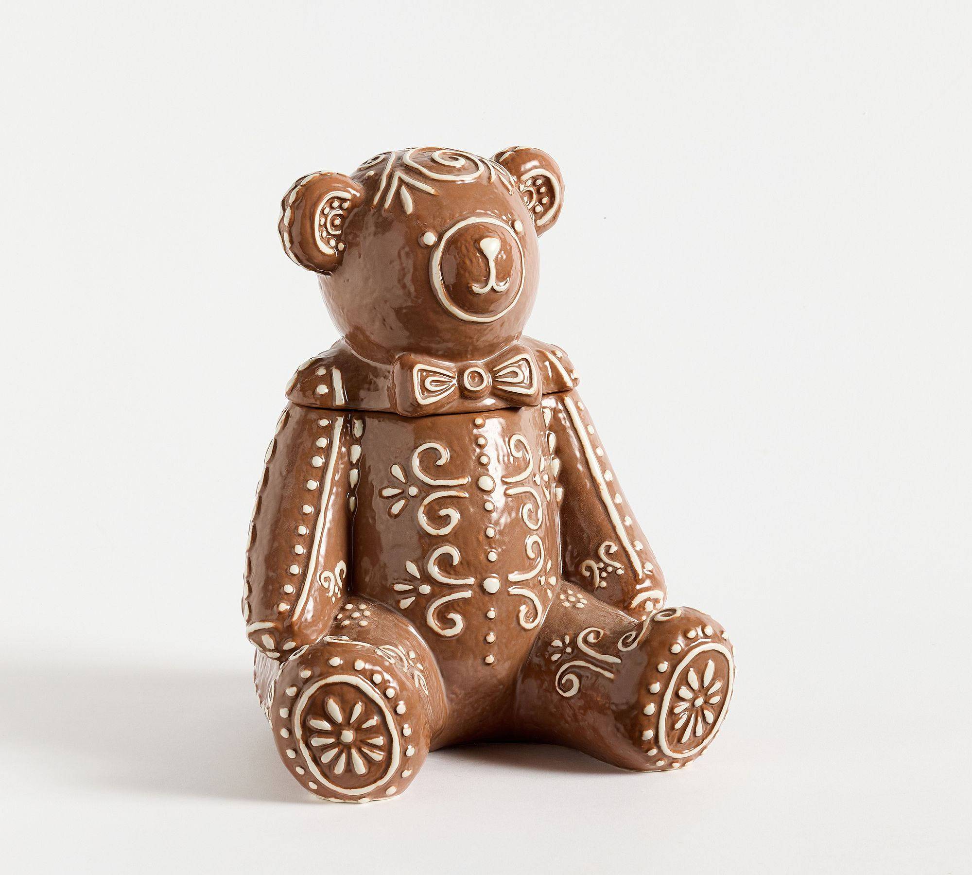 Teddy Bear Stoneware Cookie Jar | Pottery Barn (US)