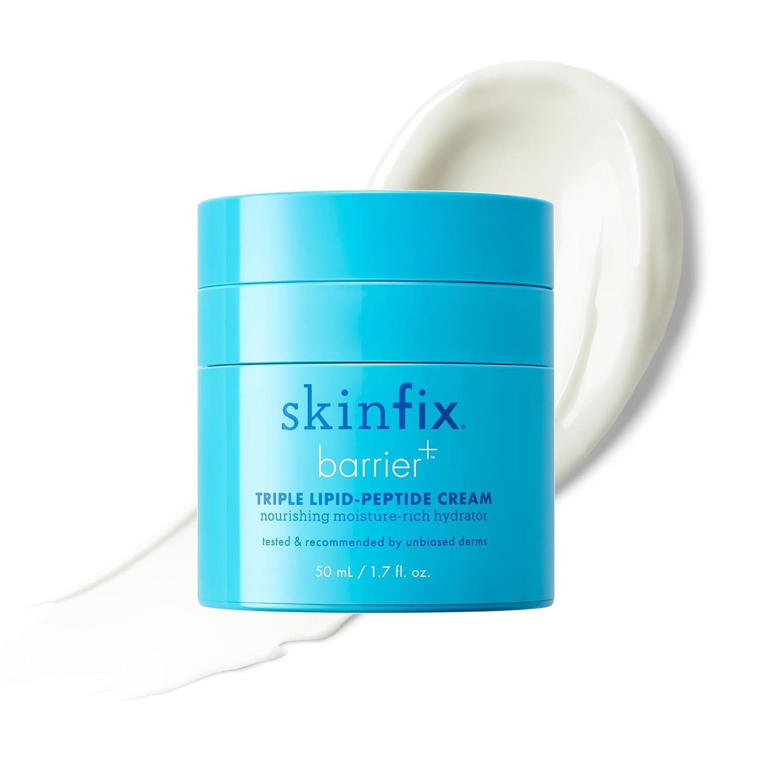 Skinfix Barrier+ Triple Lipid-Peptide Cream: Enriched with Lipids, Peptides, Hyaluronic Acid, and Shea Butter for Brightening, Firming, and Plumping, 1.7 oz | Amazon (US)