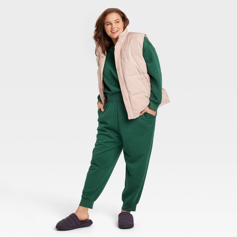 Women's Mid-Rise Ankle Fleece Jogger Pants - A New Day™ | Target