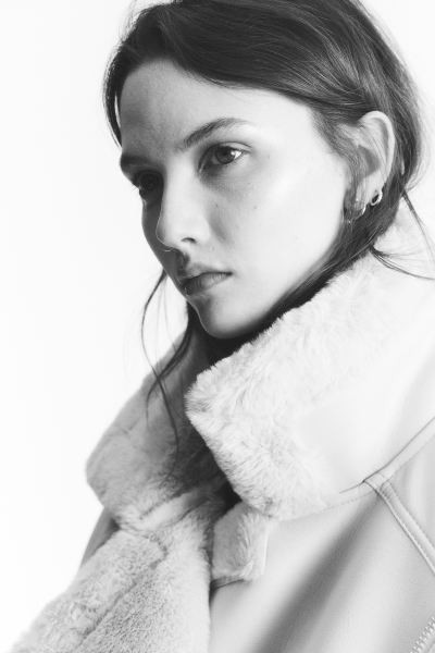 Aviator Jacket - Light taupe - Ladies | H&M US | H&M (US + CA)