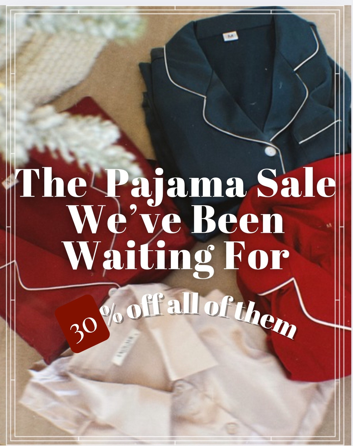 30% OFF all pajamas at Target right now and it’s the perfect time to stock up on cozy sets, holiday pajamas, and family matching PJs 🎁✨
Rounding up my favorite women’s PJs, lounge sets, and Christmas pajama picks that are cute, comfy, and sell out every single year.
Swipe + tap to shop before sizes go! 🤍

Target pajamas sale, Target 40% off PJs, holiday pajamas Target, Christmas pajamas women, matching family Christmas pajamas, cozy Target PJs, affordable loungewear women, Target sleepwear, Target holiday gifts, women’s pajama sets, Target Christmas PJs 2025, cozy lounge sets, soft pajamas women, holiday sleepwear sale, Target fashion finds, winter pajamas women, affordable holiday pajamas, comfy pajama sets Target, family holiday pajamas Target, gift ideas under $30

#ltksale #ltksalealert

Follow my LTK @brittanymaddux on the @shop.LTK app to view this post and get my exclusive app-only content!

#liketkit #LTKHoliday #LTKGiftGuide #LTKSeasonal
@shop.ltk
