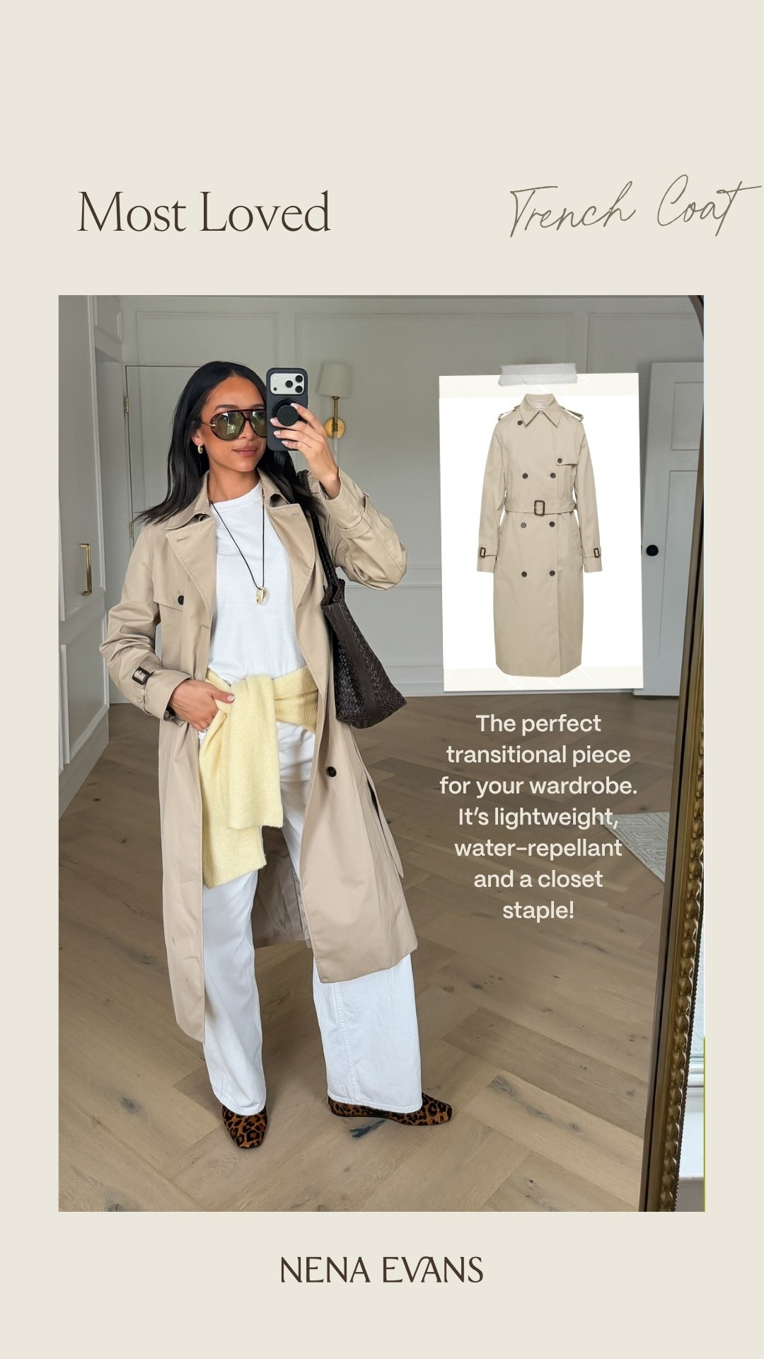 Your most loved last week! Wearing size S white tee, size S trench coat and size 27 long low rise jeans, flats fit tts (yellow cardigan is old but I’ve linked similars) 

spring outfit, spring fashion, spring style, casual outfit, spring jacket, white jeans, mom outfit, postpartum outfit 

#LTKSeasonal #LTKmomlife #LTKootd