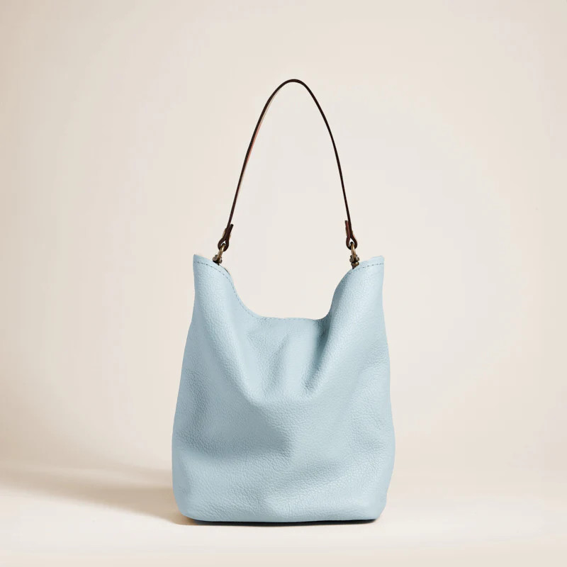 Micro Jane - Slouch Bag - Leather Ice Blue Taffy | Parker Thatch