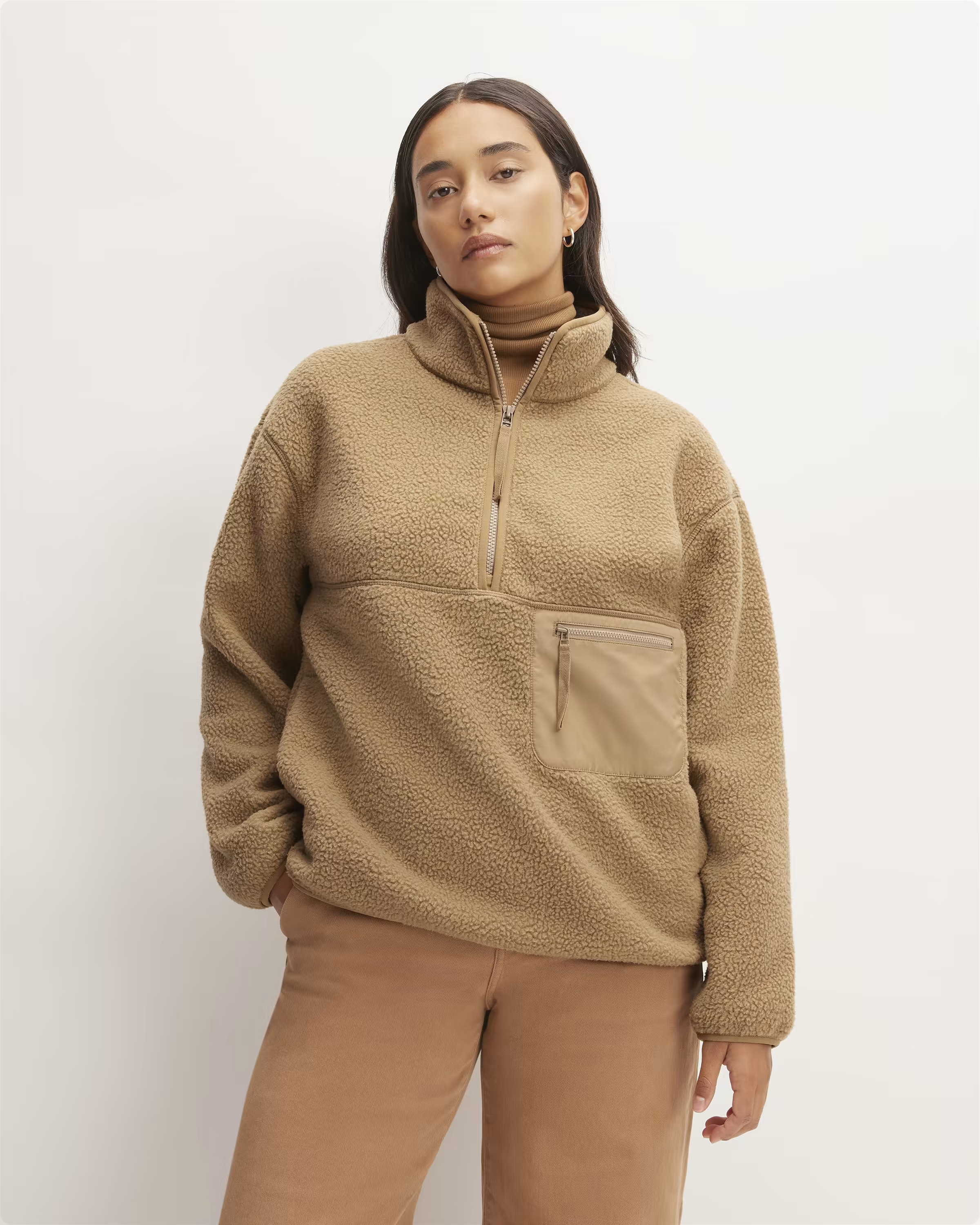 The ReNew Fleece Oversized Half-Zip | Everlane