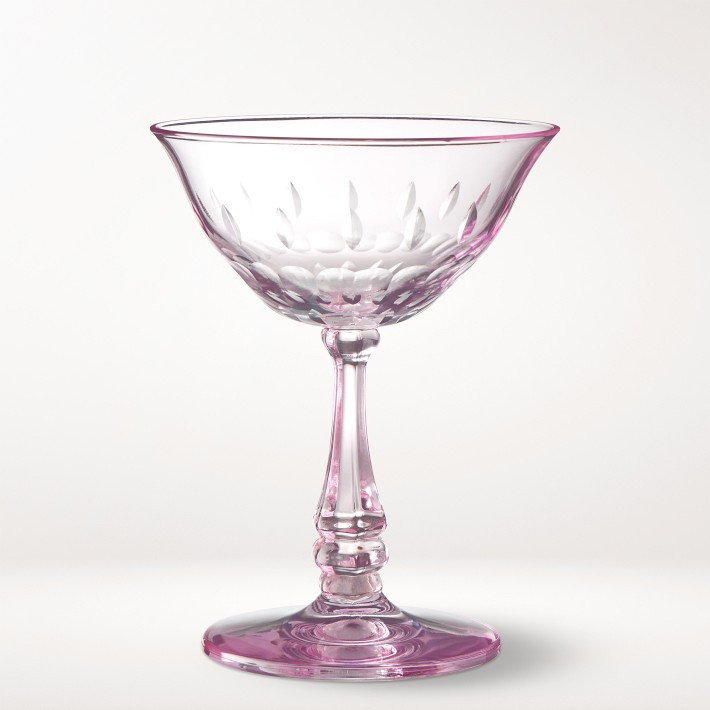 Victoria Cut Coupe Glasses | Williams-Sonoma
