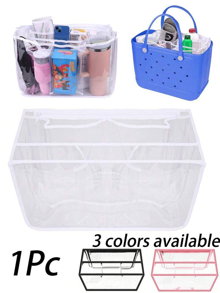Clear Bag Organizer For, Insert Bag Organizer For Accessories,Clear Beach Bag Organizer Original ... | SHEIN