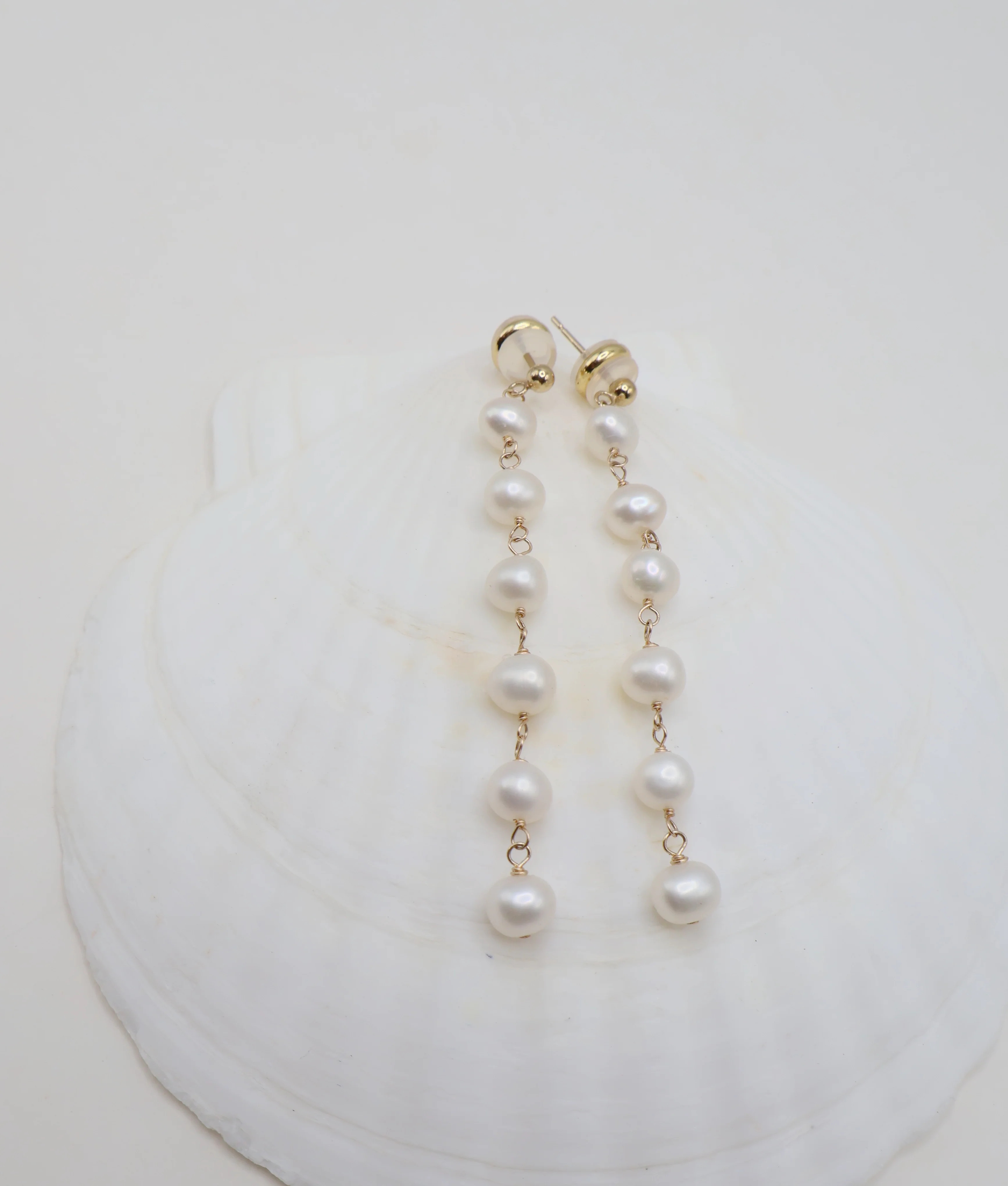 Cascade Drop Earrings | 14k Gold Filled Jewelry by Apelila | Apelila Jewelry