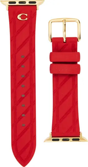 Quilted 20mm Apple Watch® Watchband | Nordstrom
