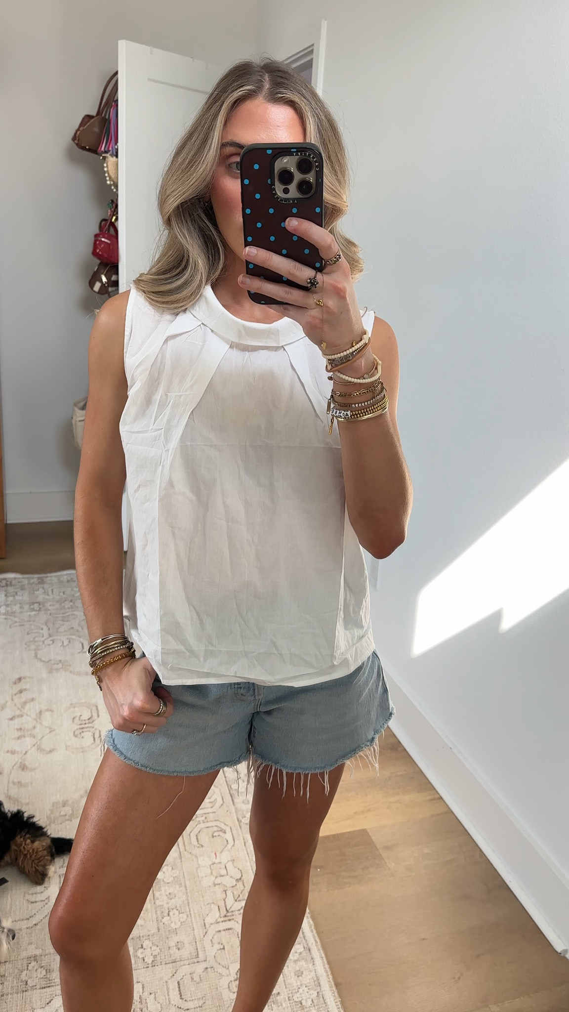 Amazon size small Womens Summer Structured Collar Sleeveless Blouse Tank Tops Casual Loose Y2K Babydoll Blouse Shirt

#LTKootd #LTKSaleAlert #LTKSeasonal