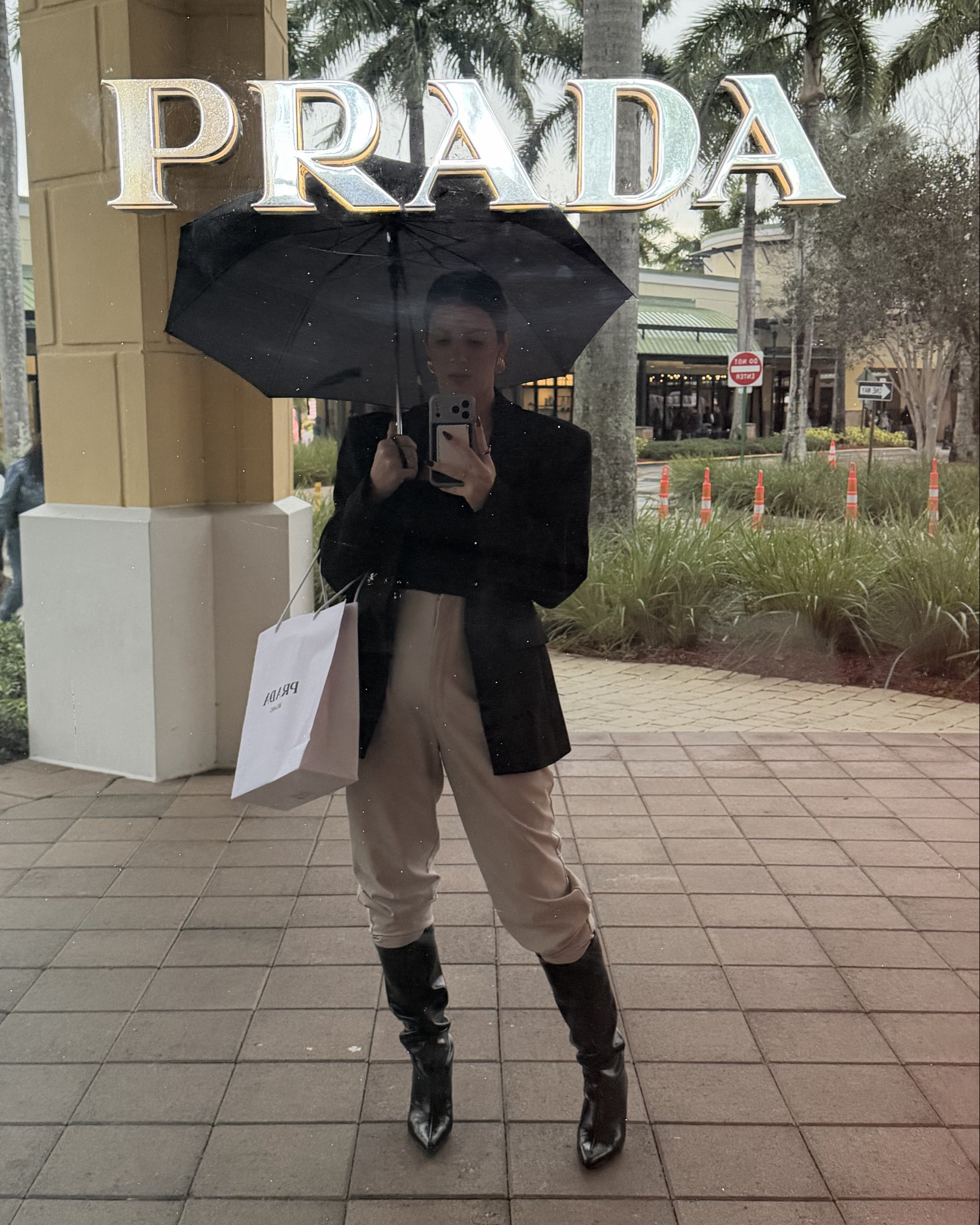 Chic outfit for shopping luxury designer on a Saturday day/day date look. It’s kinda almost giving horseback riding work, but it’s still super chic, elegant and timeless.

Ladies!! I have to tell you that this black ￼blazer which is also intended to be a dress is by far one of the best investment pieces I’ve bought this year! 🤌🏼✨🖤 trust to believe a completely elevates an entire look and it wasn’t even that expensive. It’s super high-quality definitely looks more expensive than this super chic and goes with so many different outfits. @Zara 

Additionally, incredibly obsessed with my brand new knee high boots and my brand new Gucci ring. Beige trousers perfect for a rainy day/winter look. With my YSL bag/pursee

#chic #ootd #grwm #blazer #boots #trousers #jacket #coat #rainyday #daylook #winterlook #kneehighboots #gucci #mango #zara #elegant #leather #ysl 

#LTKootd #LTKgrwm #LTKdayinmylife