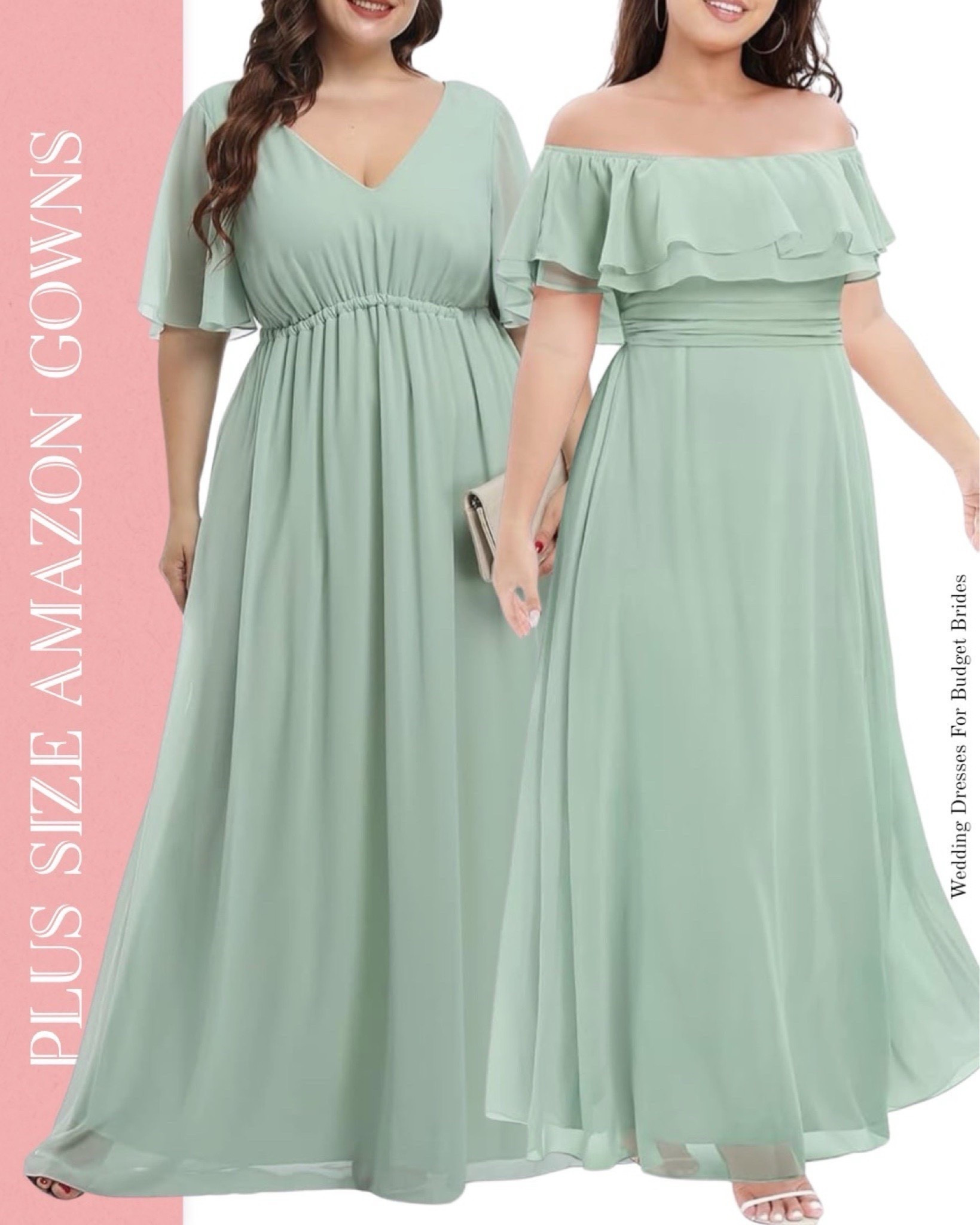 Sage green maxi dresses - a trending look for this year’s bridesmaids! Under $70.

Amazon dress. Spring wedding guest dress. Event dress. Spring dresses. Wedding guest. Wedding guest dress. Formal gowns. Spring party dress. Formal wear. Amazon wedding guest dress. Maid of honor dress. Black tie dresses. Special occasion dresses. Full length dresses. Formal dresses. Wedding guest dresses. Curvy bridesmaids. Plus size bridesmaid dress.

#LTKWedding #LTKPlusSize #LTKSeasonal