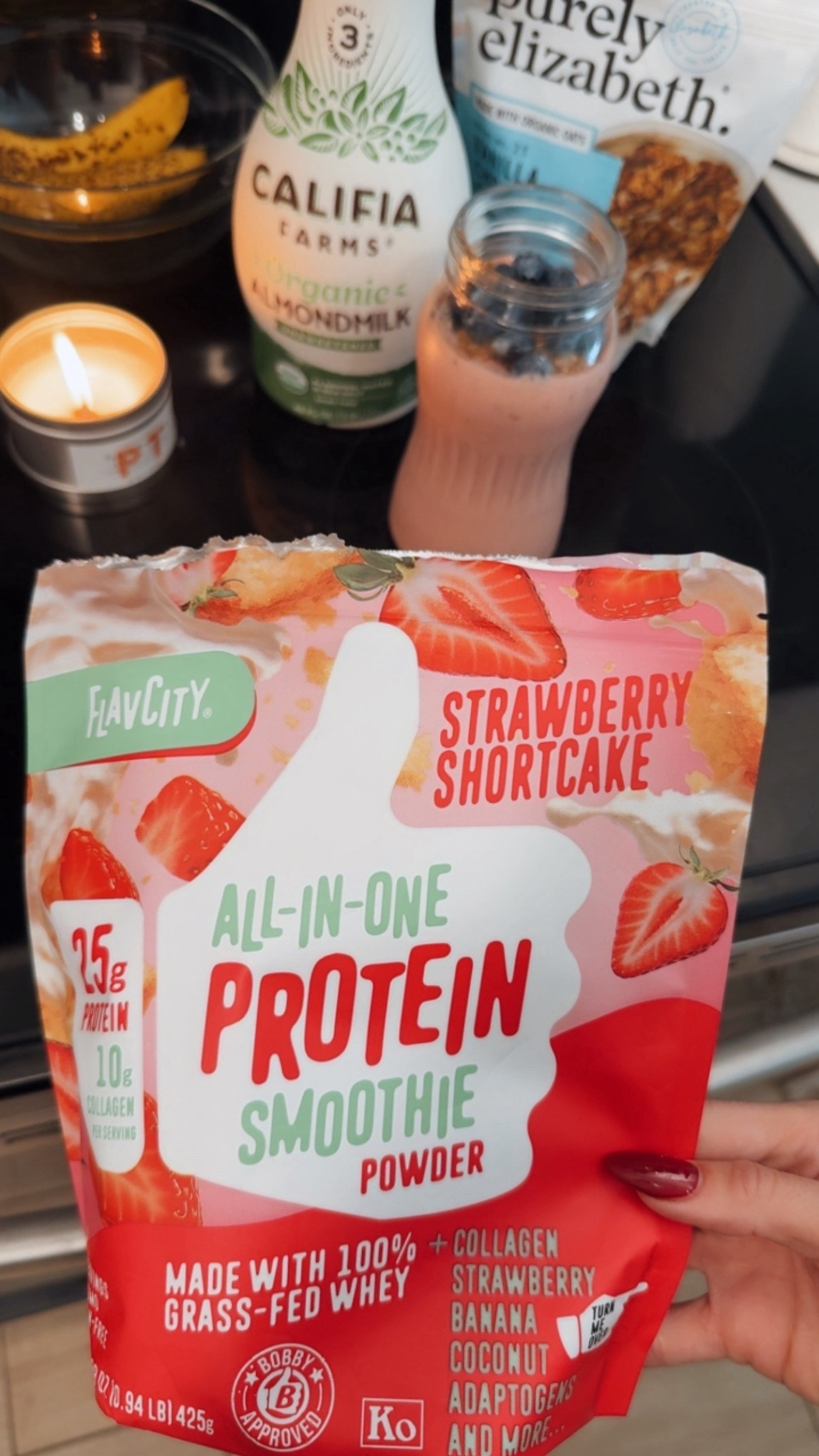 Fav protein + collagen 🍓🍰
“Strawberry Shortcake"
Target and Amazon 

✔️ grass-fed protein
✔️ collagen for hair, skin, joints & recovery 
✔️ no gums, fillers, seed oils, or artificial ingredients 
✔️sweetened naturally

#LTKmorningroutine #LTKActive #LTKfitnessgoals