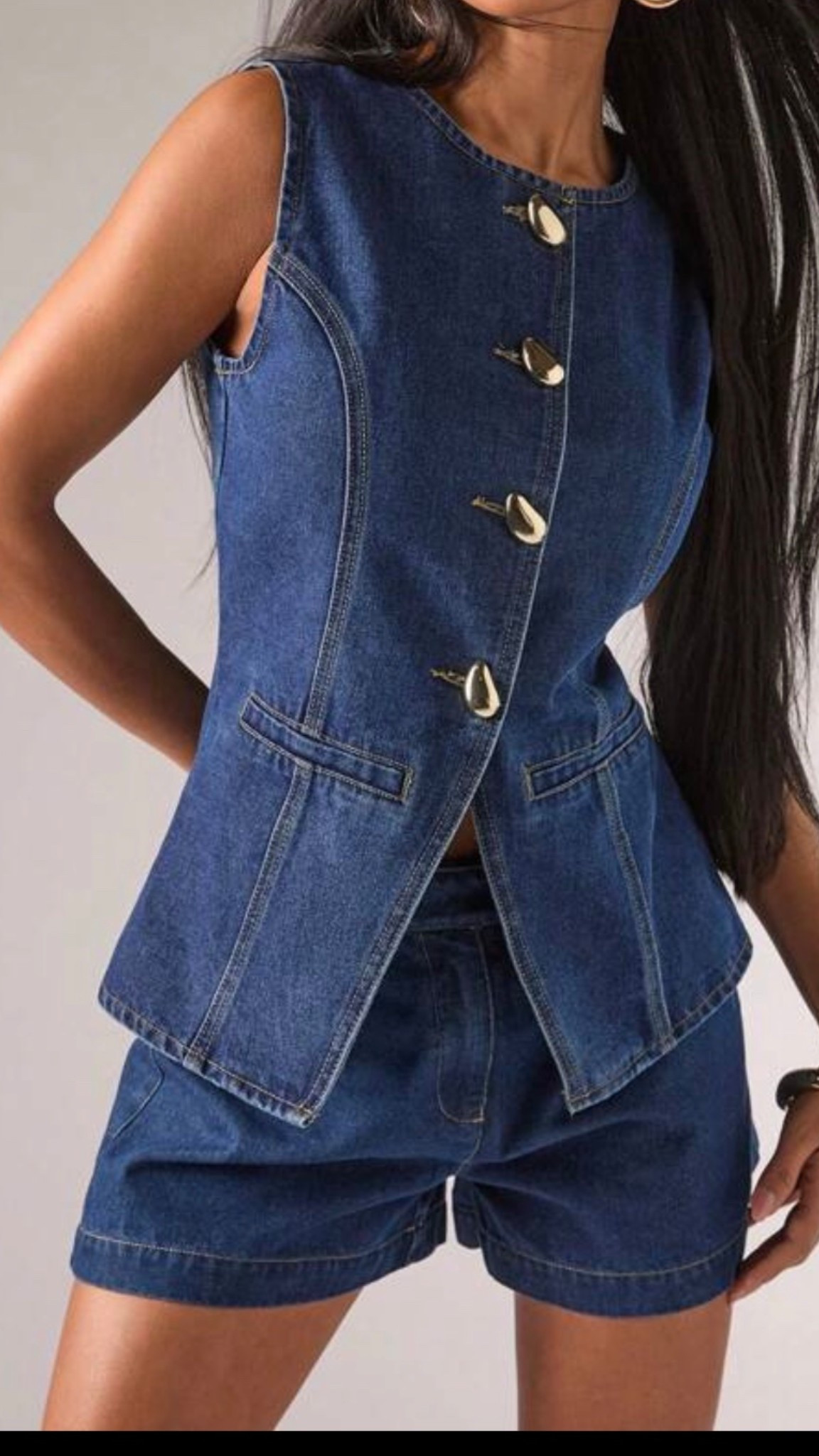 SHEIN BAE Women's Denim Casual Top| ordered size small as well!

#LTKStyleTip #LTKU #LTKWorkwear