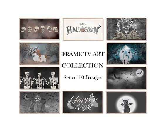 Frame TV Art Halloween Bundle of 10 Samsung Frame TV Art Set - Etsy | Etsy (US)