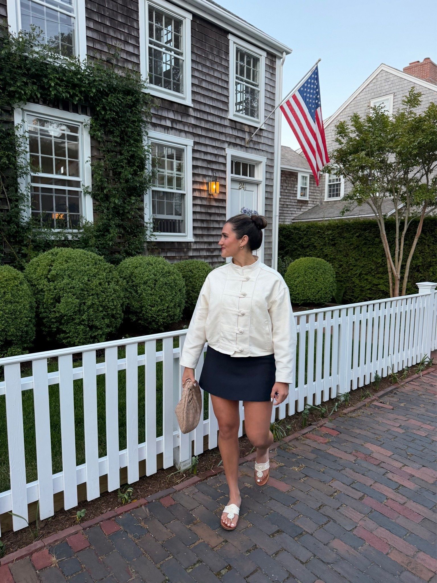 Jacket is from Zara 😊 #nantucket #LTKACK #summerfashion #preppy

#LTKPetite #LTKootd #LTKTravel
