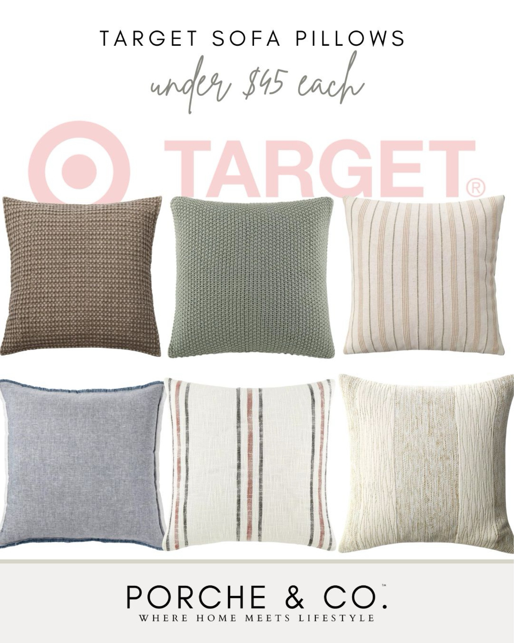 Target throw pillows, target pillows, throw pillows, pillow combinations, sofa pillows
#visionboard #moodboard #porcheandco

#LTKhome #LTKSeasonal #LTKstyletip