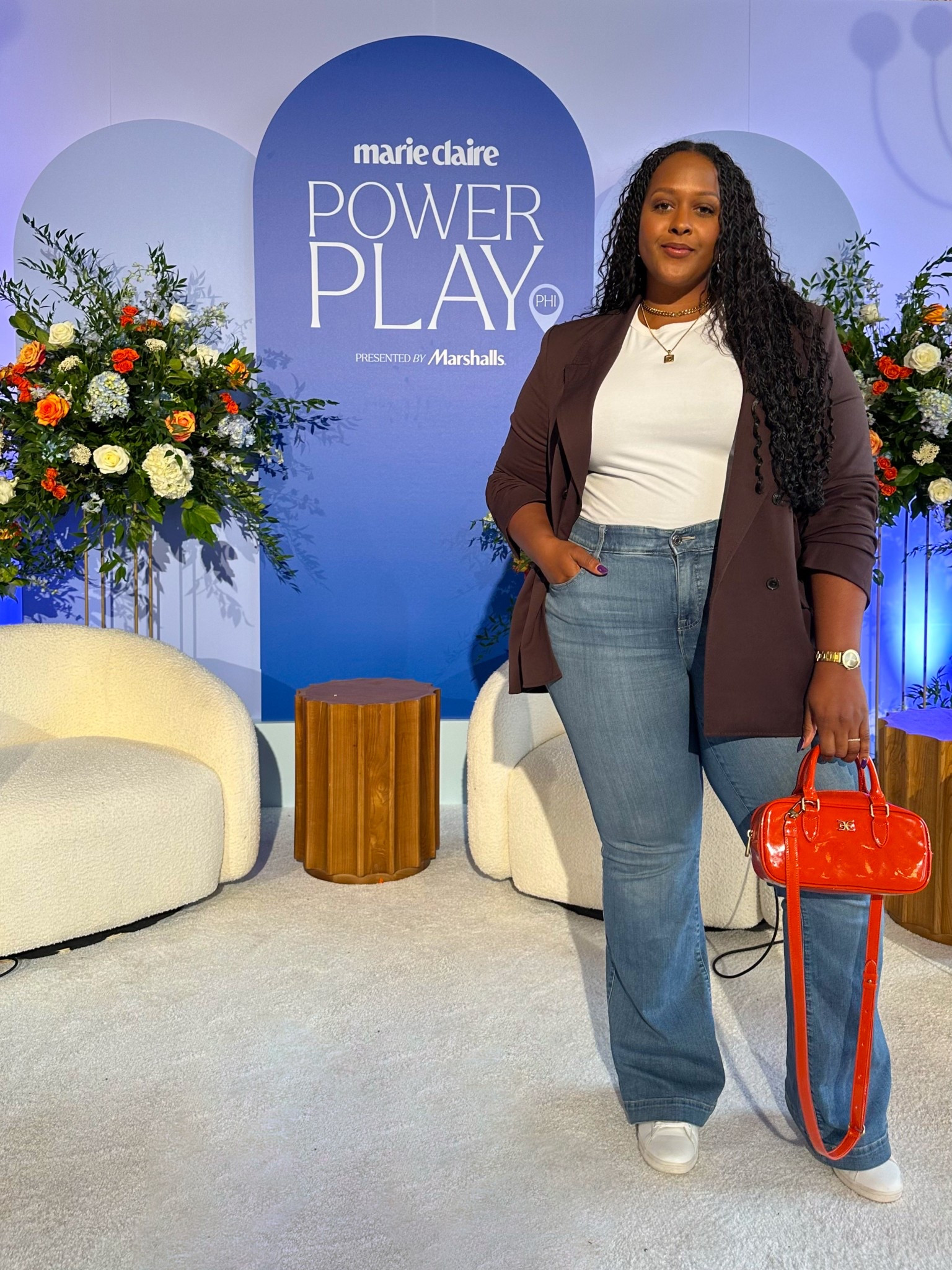 Yesterday’s look at Marie Claire’s Power Play event, presented by Marshalls! 

You can never go wrong with a white tee, denim, and a blazer✨
I’m wearing size 20 or 2X in each piece. The jeans come in extra tall! 35” inseam for the win 🙌🏽

#LTKPlusSize #LTKStyleTip #LTKTall