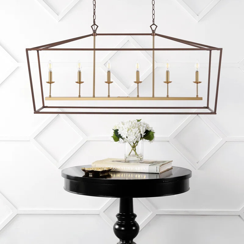 Joree 6 - Light Kitchen Island Linear Pendant | Wayfair North America