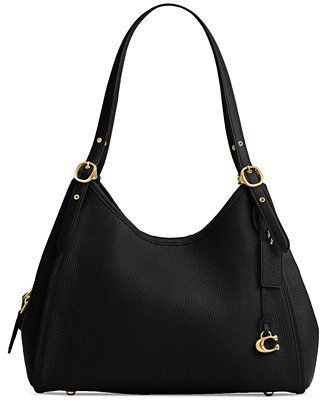 COACH Bella Medium Leather Shoulder Bag - Macy's | Macy's