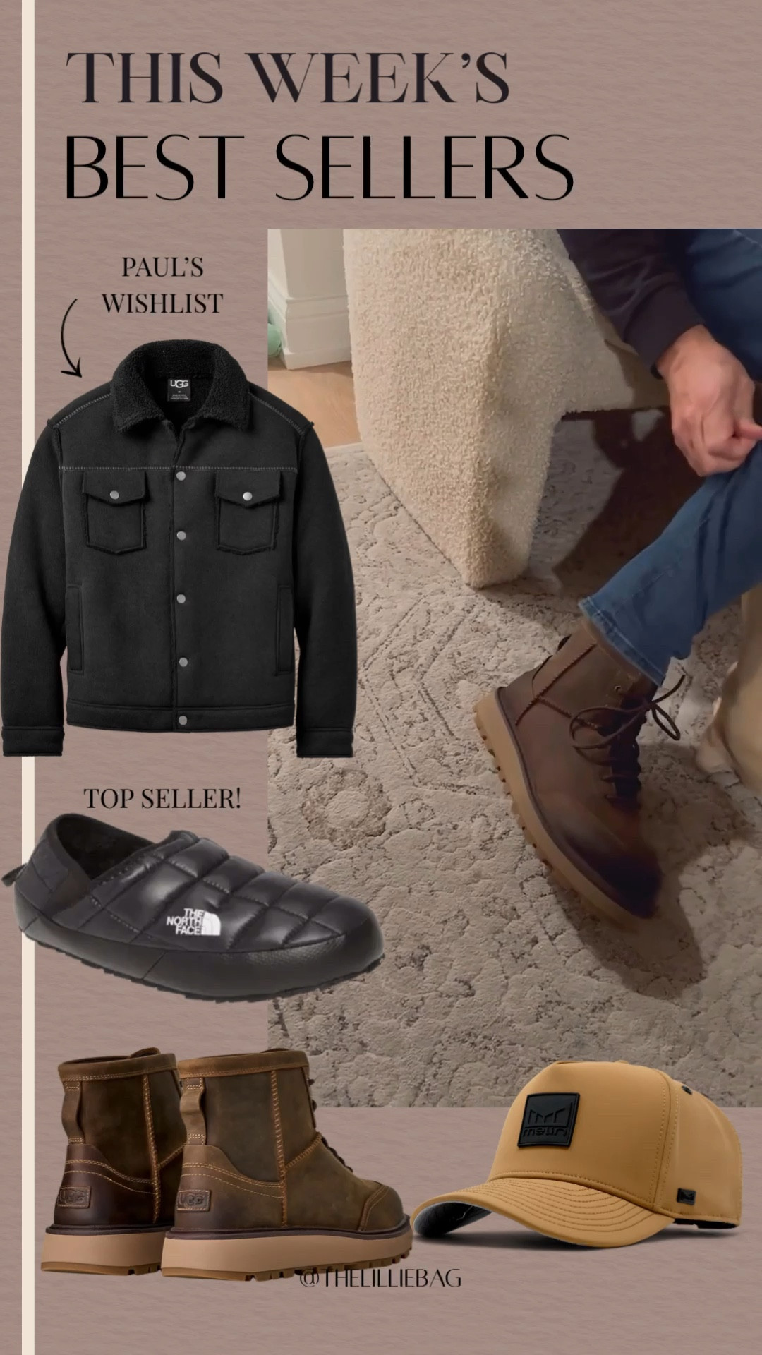 Best seller UGG jacket and north face slides! 

Paul’s picks for men’s Ugg boots and we love them! Waterproof and fuzzy inside! He loves these! Highly rec! TTS! 

Men’s. Men’s boots. Gifts for him. 

#LTKGiftGuide #LTKHoliday