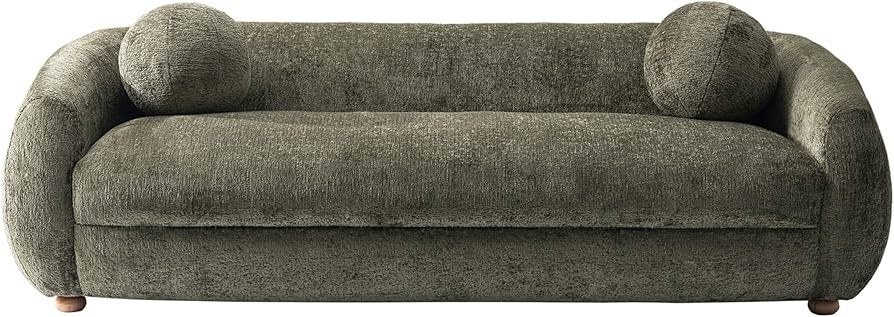 Manhattan Comfort Tribeca 86" Sofa for Living Room, Upholstered in Chenille Fabric, Kiln-Dried Bi... | Amazon (US)