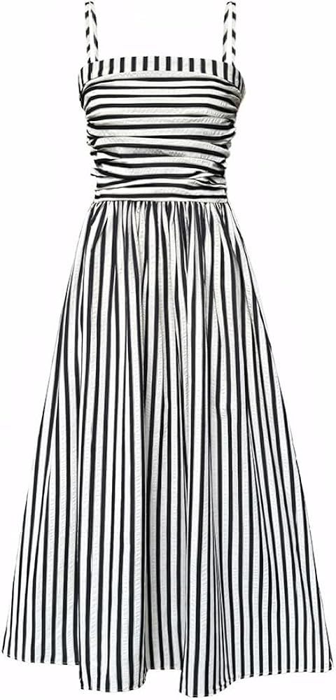 Spring and Summer Dresses for Women Commuter Beach Resort Long Dress | Amazon (US)