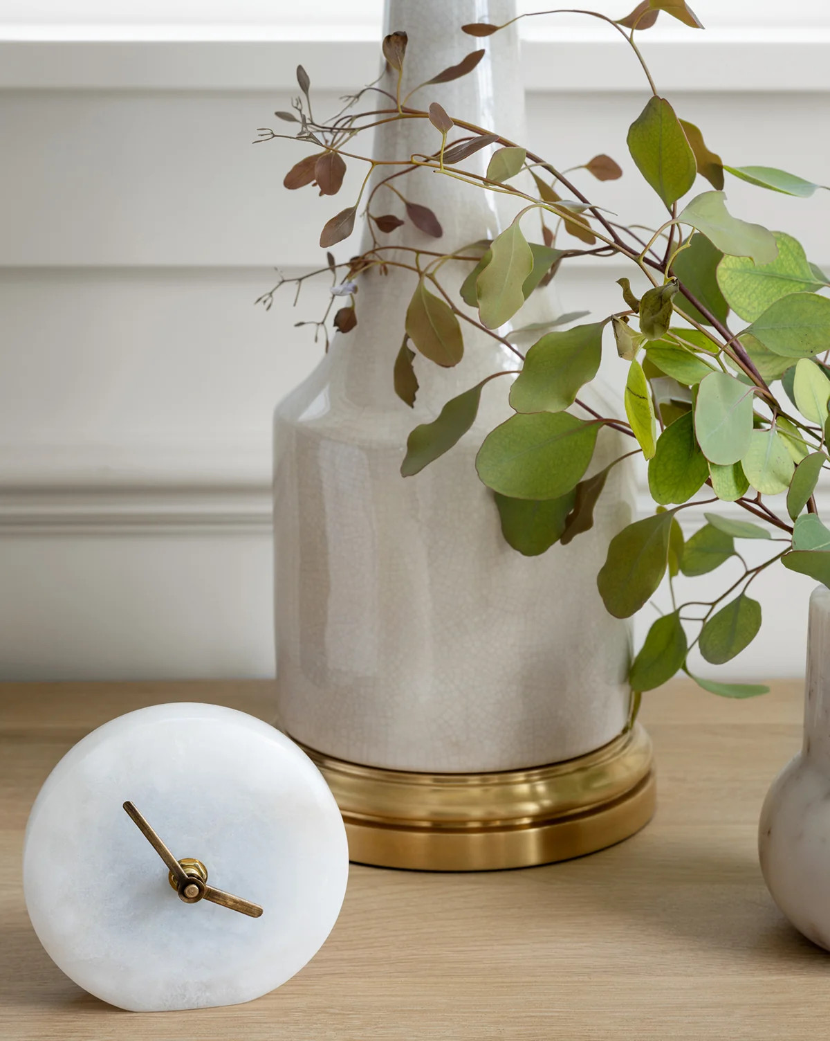 Alabaster Table Clock | McGee & Co. (US)
