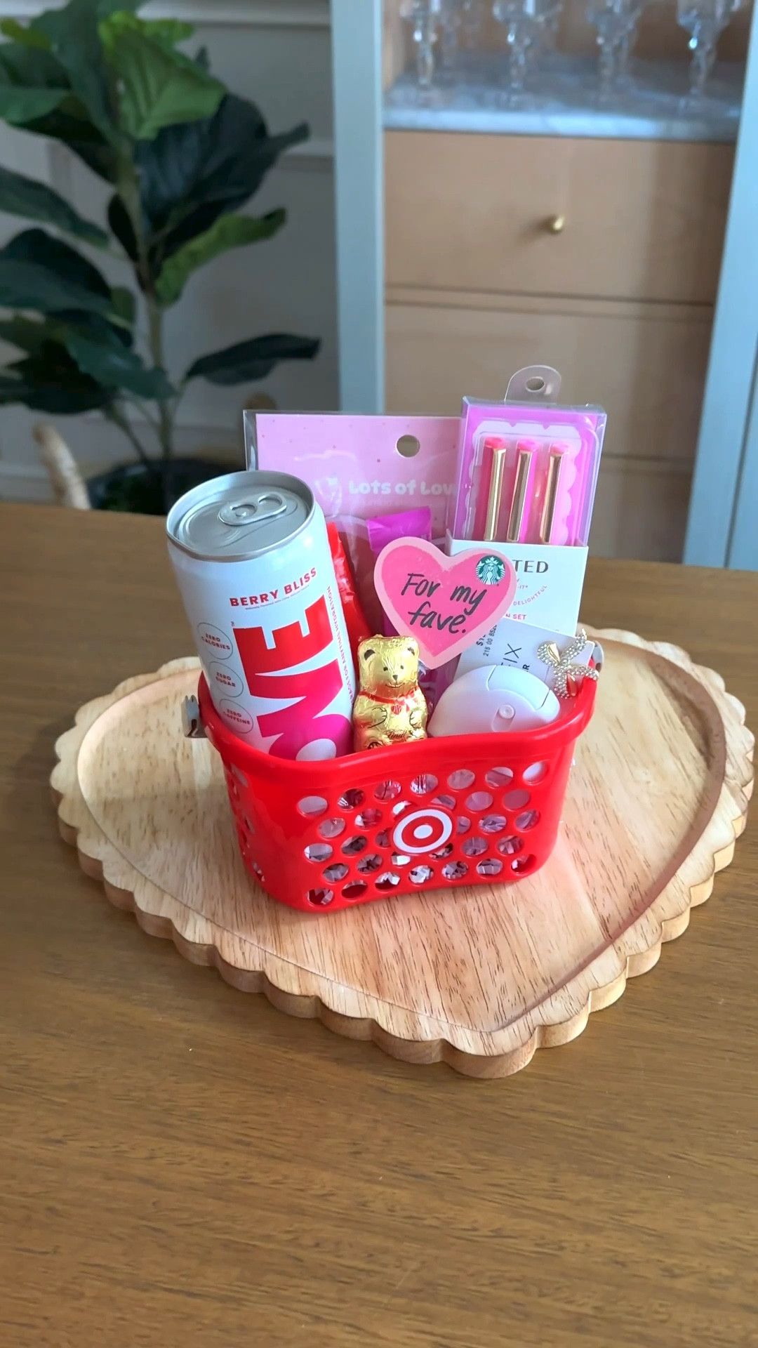 Teachers, co-workers, girlfriends, kids....a cute little gift for any Target lovers in your life! The $3 baskets are BACK!!
.


#LTKValentine #LTKBeauty #LTKfoodie