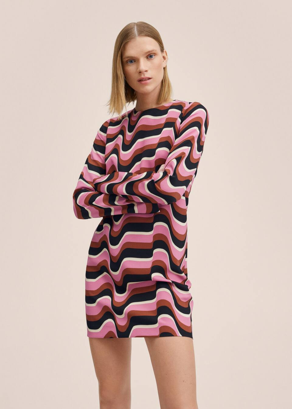 Printed retro dress | MANGO (US)